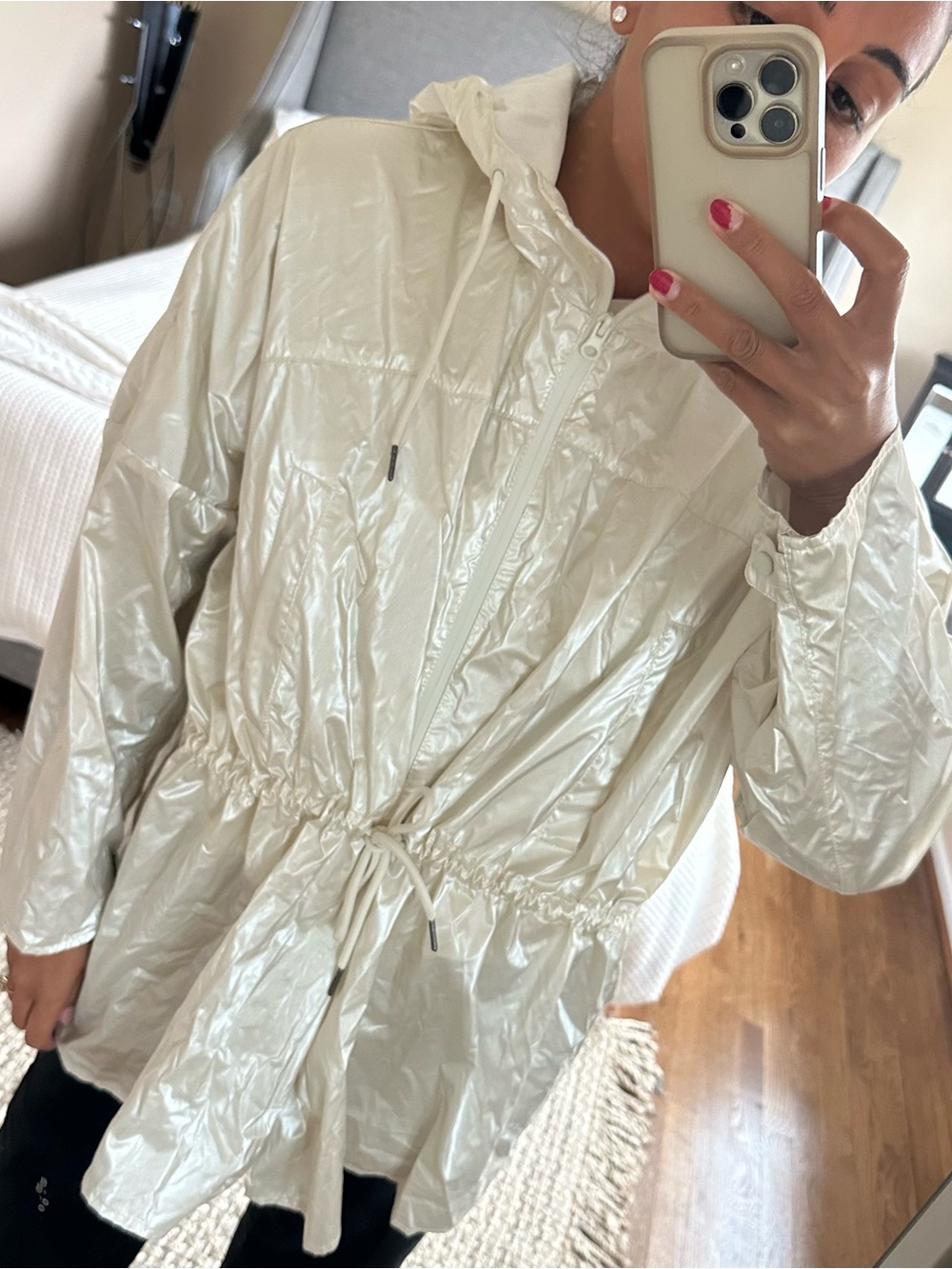 Zara Packable Rain Coat